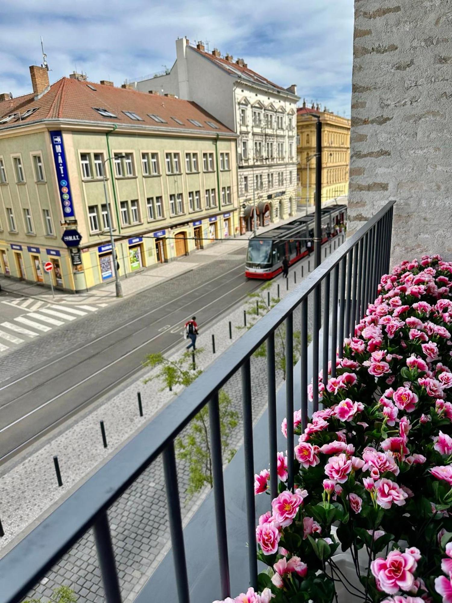Sunny Apartment In Smichov, Prague 5 المظهر الخارجي الصورة